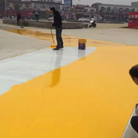 重庆彩色路面喷涂翻新的使用寿命多长